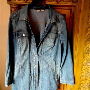 Chico’s elongated women’s Jean jacket
